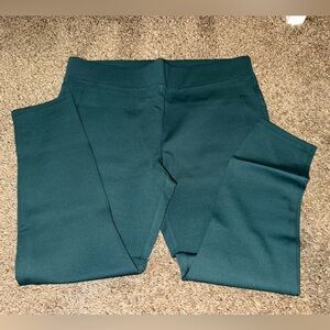 Dark Green Loft Ponte Leggings